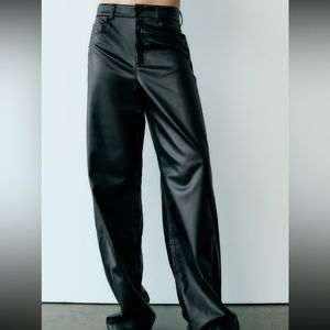 Zara leather pants